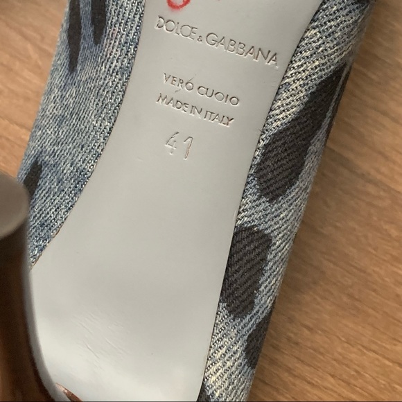 Dolce & Gabbana Leopard Print Pumps - Picture 10 of 12